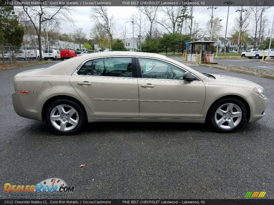 2012 Chevrolet Malibu LS Gold Mist Metallic / Cocoa/Cashmere Photo #8