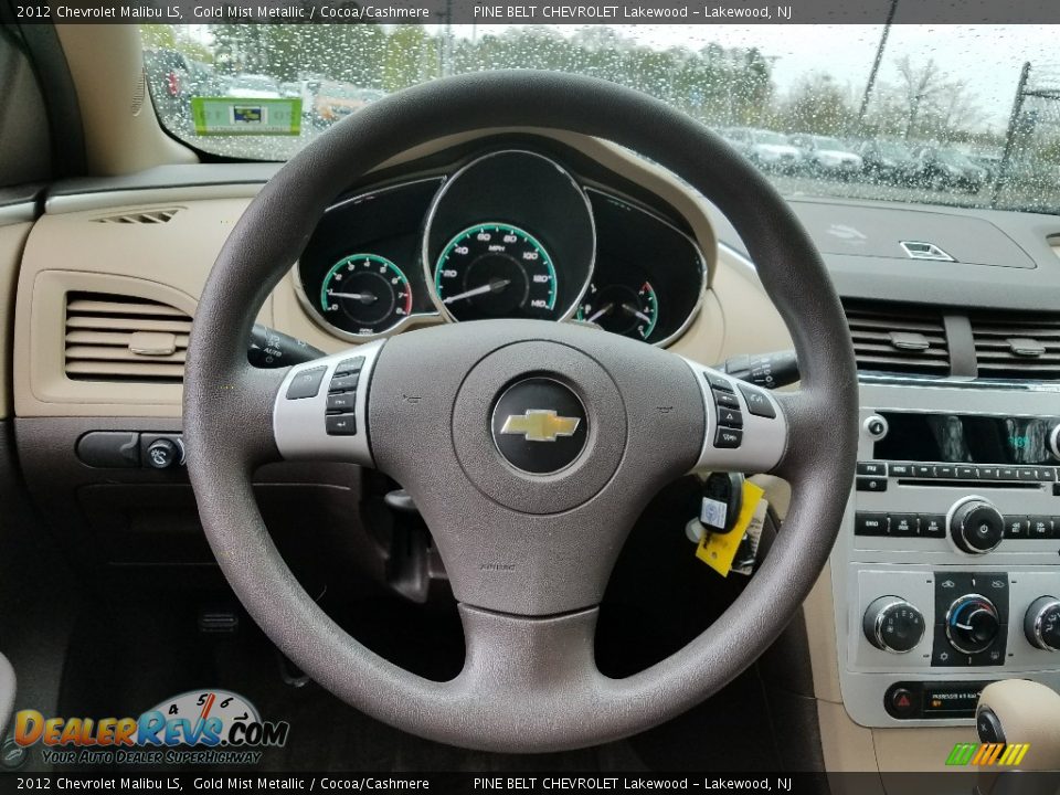 2012 Chevrolet Malibu LS Gold Mist Metallic / Cocoa/Cashmere Photo #16