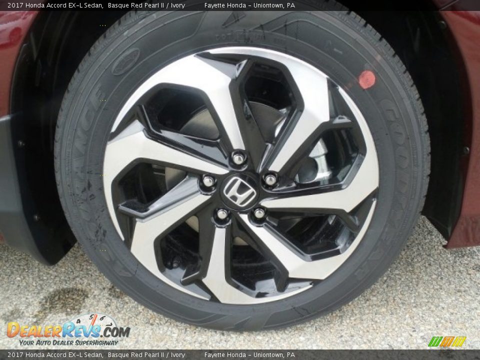 2017 Honda Accord EX-L Sedan Basque Red Pearl II / Ivory Photo #3