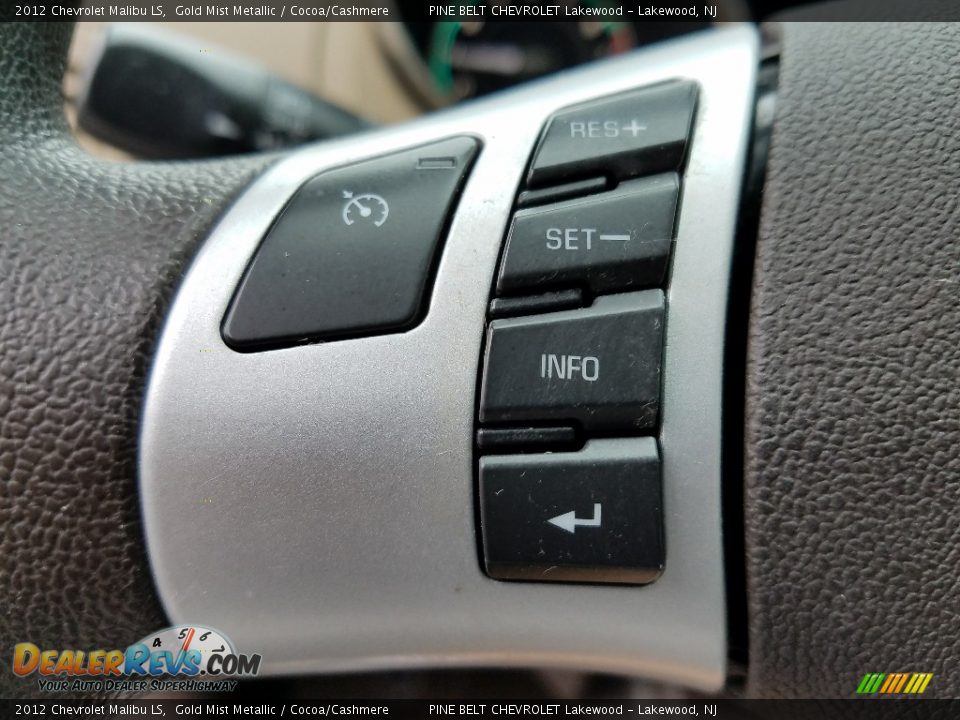 2012 Chevrolet Malibu LS Gold Mist Metallic / Cocoa/Cashmere Photo #19