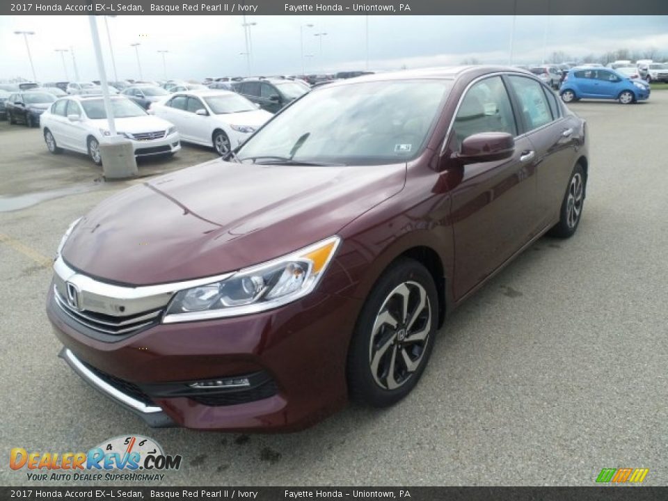 2017 Honda Accord EX-L Sedan Basque Red Pearl II / Ivory Photo #5