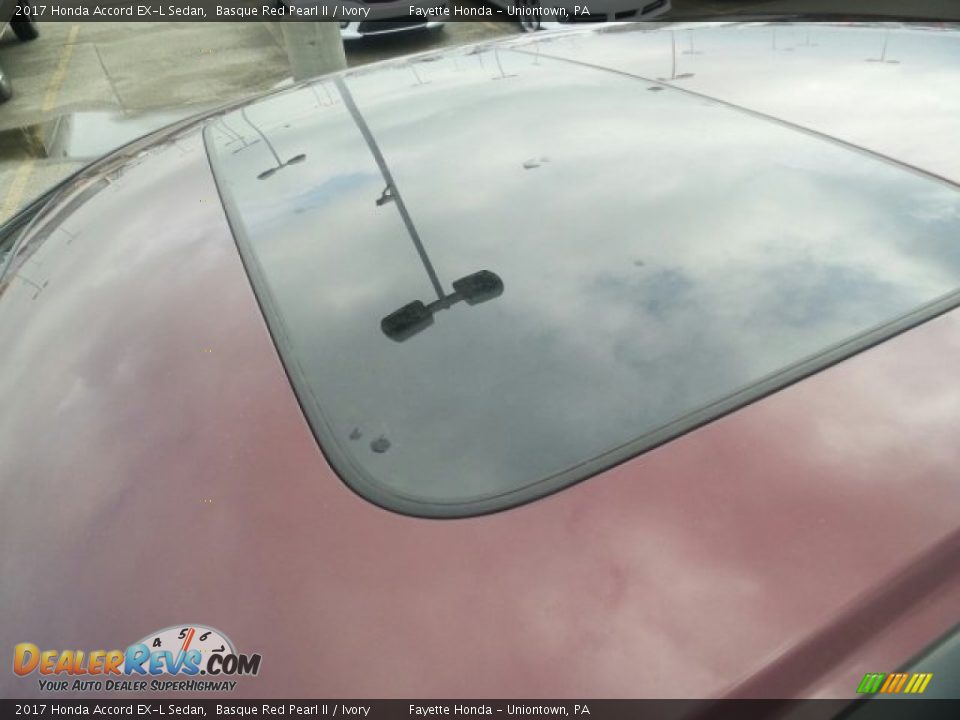 2017 Honda Accord EX-L Sedan Basque Red Pearl II / Ivory Photo #7