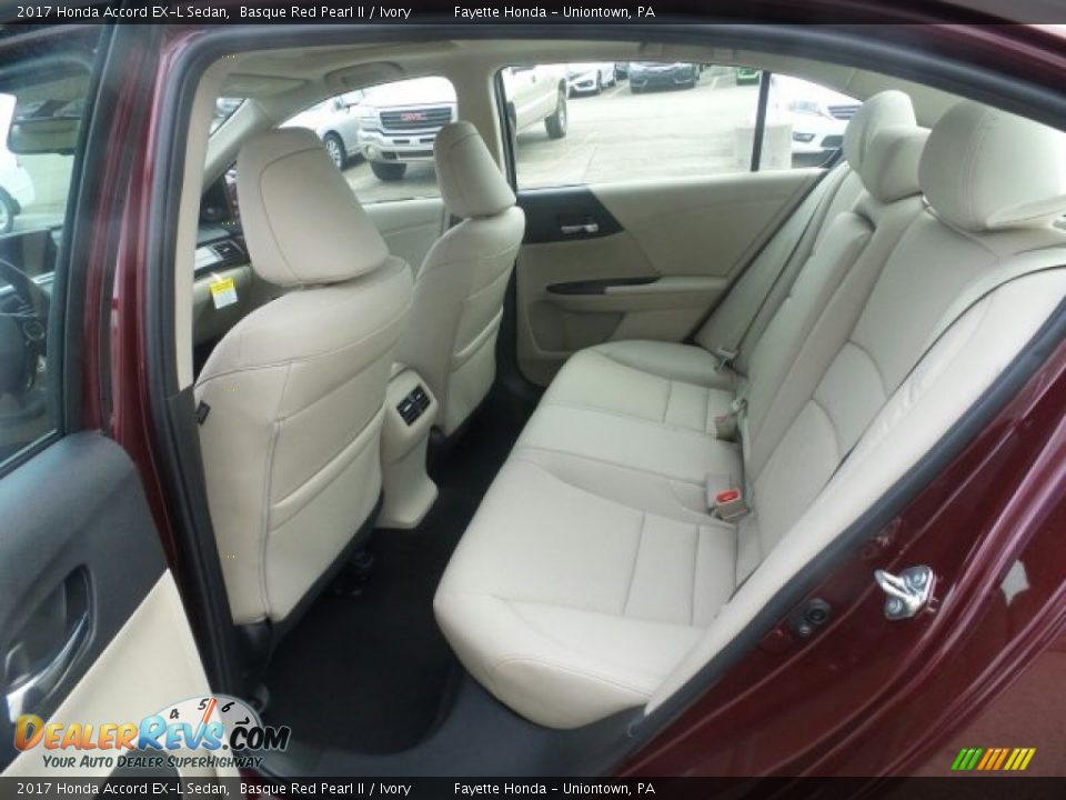 2017 Honda Accord EX-L Sedan Basque Red Pearl II / Ivory Photo #11
