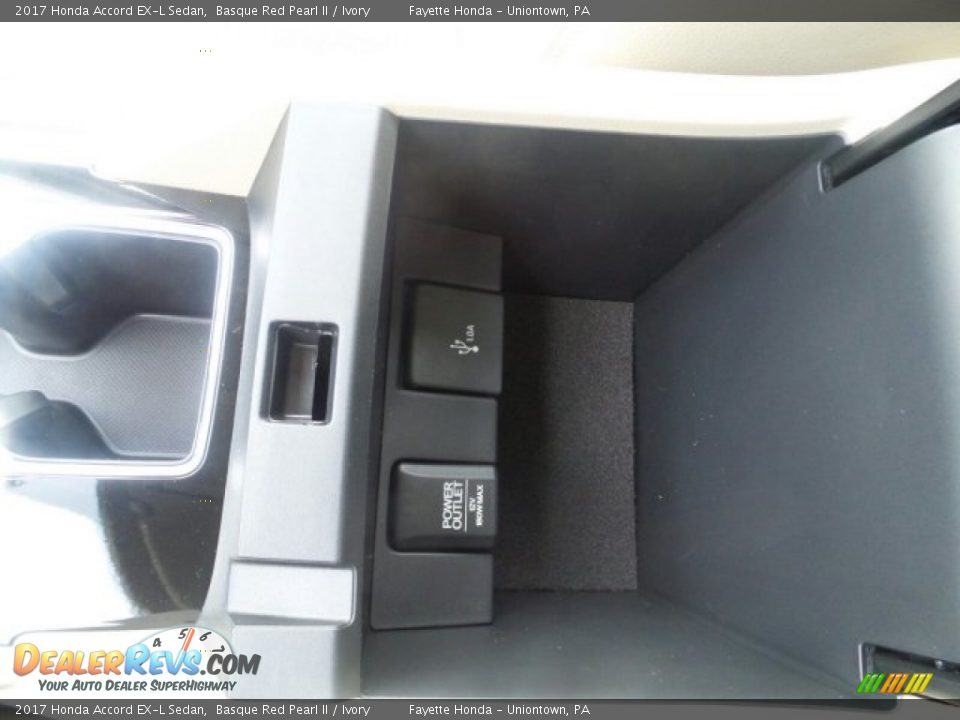 2017 Honda Accord EX-L Sedan Basque Red Pearl II / Ivory Photo #17