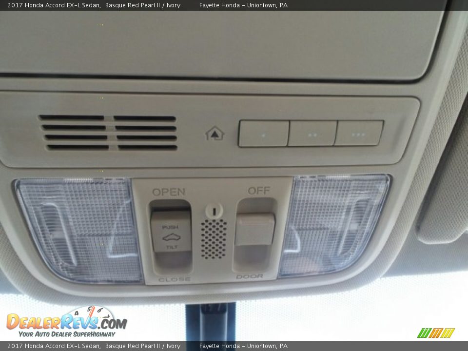 2017 Honda Accord EX-L Sedan Basque Red Pearl II / Ivory Photo #18