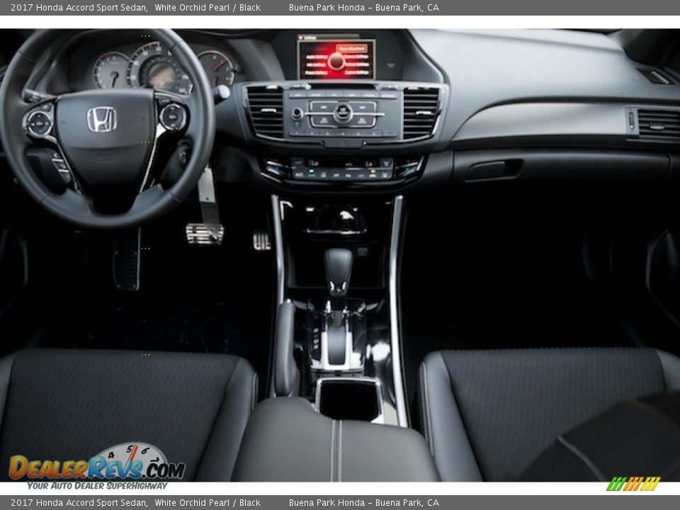 2017 Honda Accord Sport Sedan White Orchid Pearl / Black Photo #12