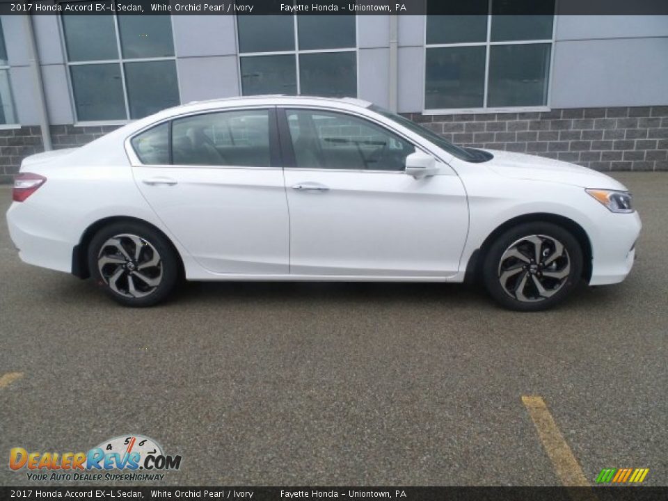 2017 Honda Accord EX-L Sedan White Orchid Pearl / Ivory Photo #2