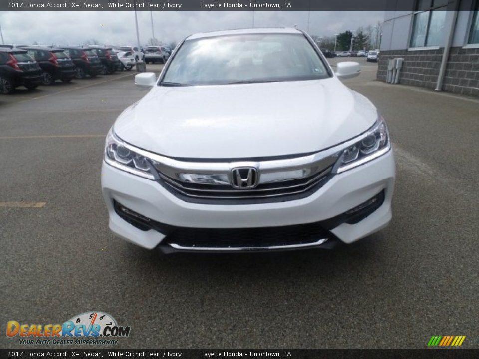 2017 Honda Accord EX-L Sedan White Orchid Pearl / Ivory Photo #4