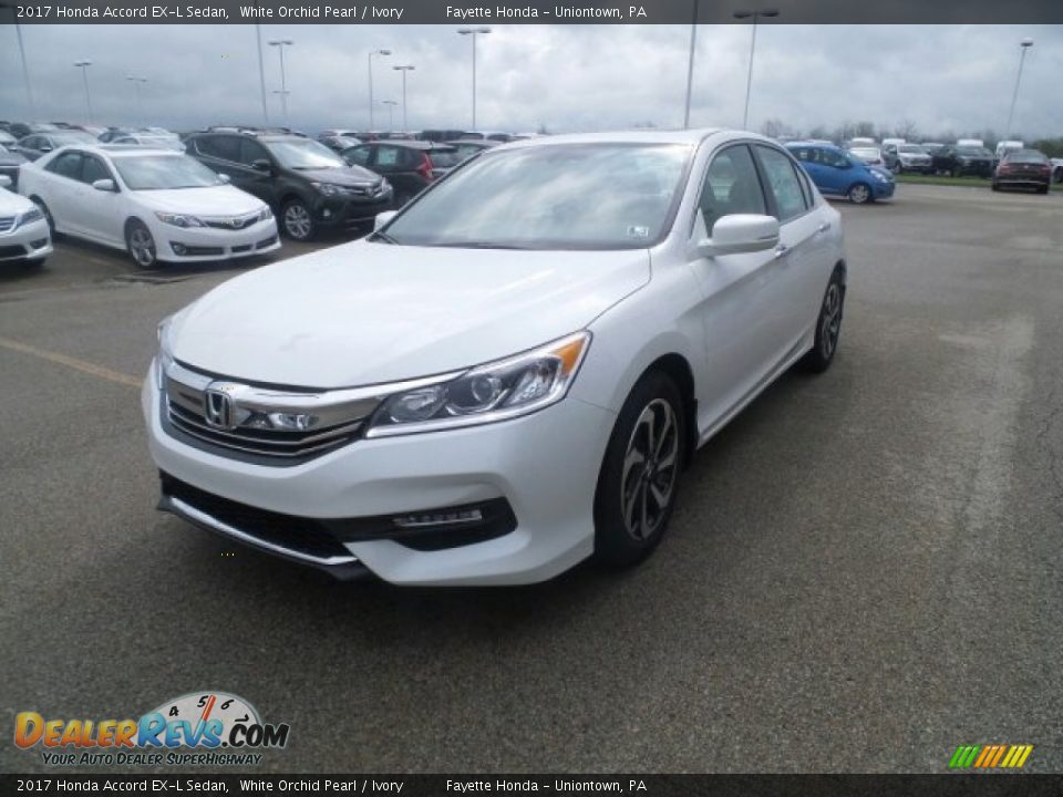 2017 Honda Accord EX-L Sedan White Orchid Pearl / Ivory Photo #5
