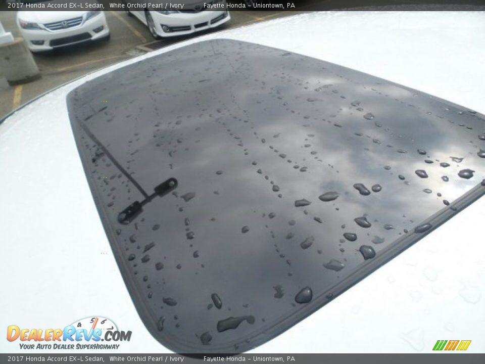 2017 Honda Accord EX-L Sedan White Orchid Pearl / Ivory Photo #7