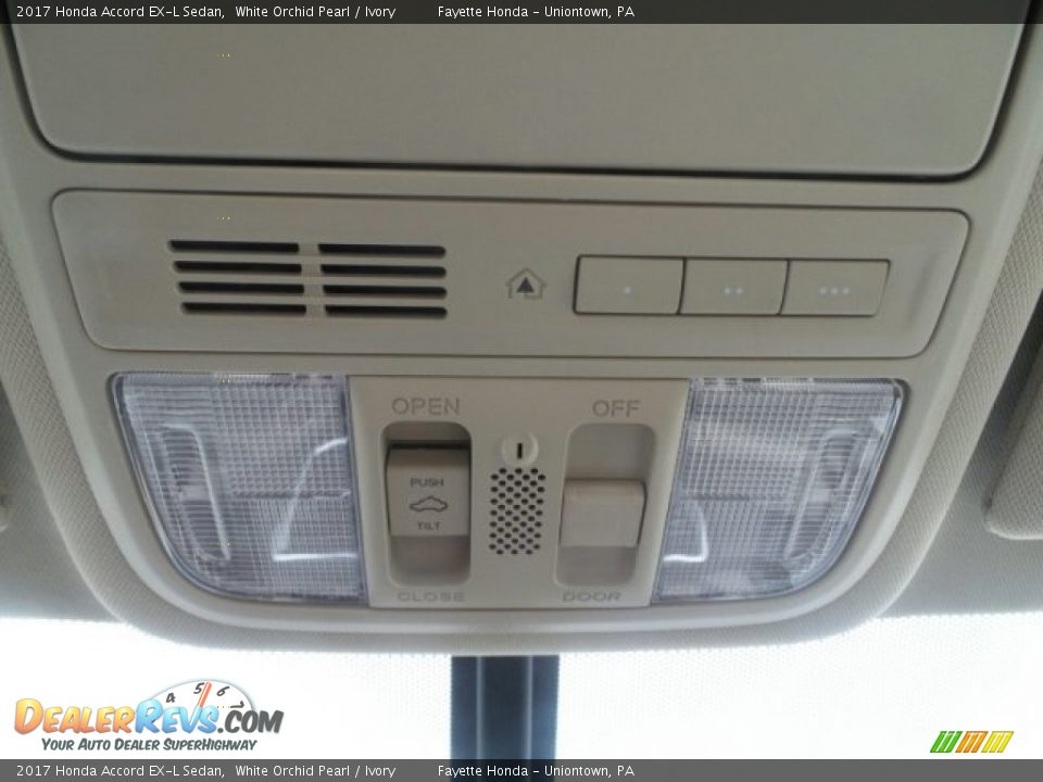 2017 Honda Accord EX-L Sedan White Orchid Pearl / Ivory Photo #19