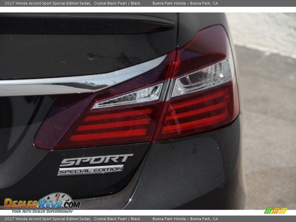 2017 Honda Accord Sport Special Edition Sedan Crystal Black Pearl / Black Photo #4
