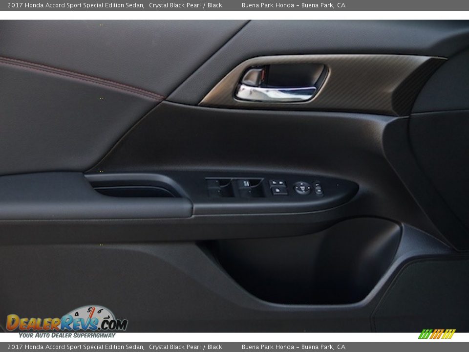 2017 Honda Accord Sport Special Edition Sedan Crystal Black Pearl / Black Photo #7