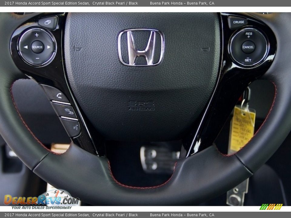 2017 Honda Accord Sport Special Edition Sedan Crystal Black Pearl / Black Photo #9