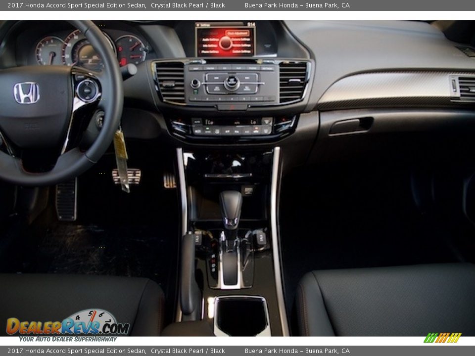 2017 Honda Accord Sport Special Edition Sedan Crystal Black Pearl / Black Photo #12