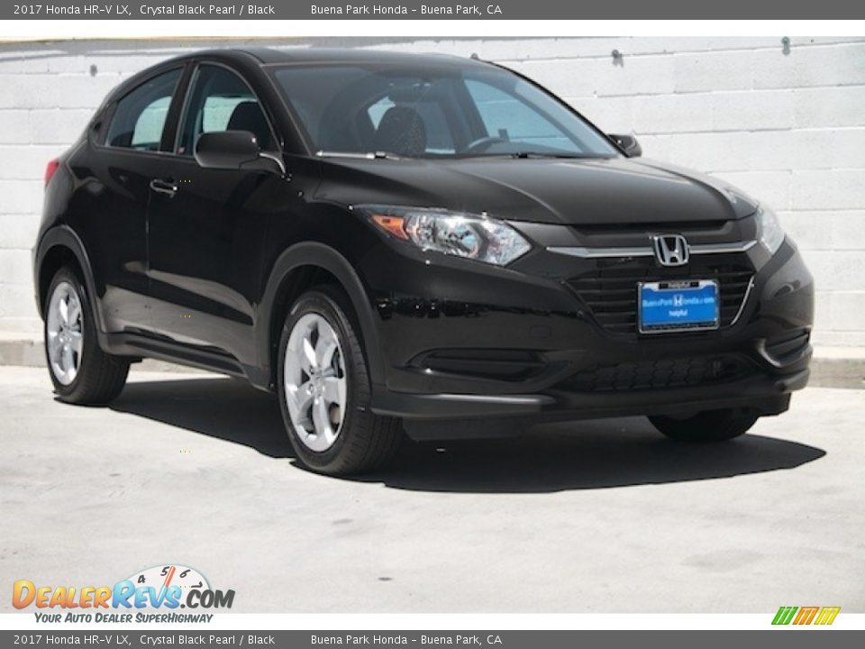 2017 Honda HR-V LX Crystal Black Pearl / Black Photo #1