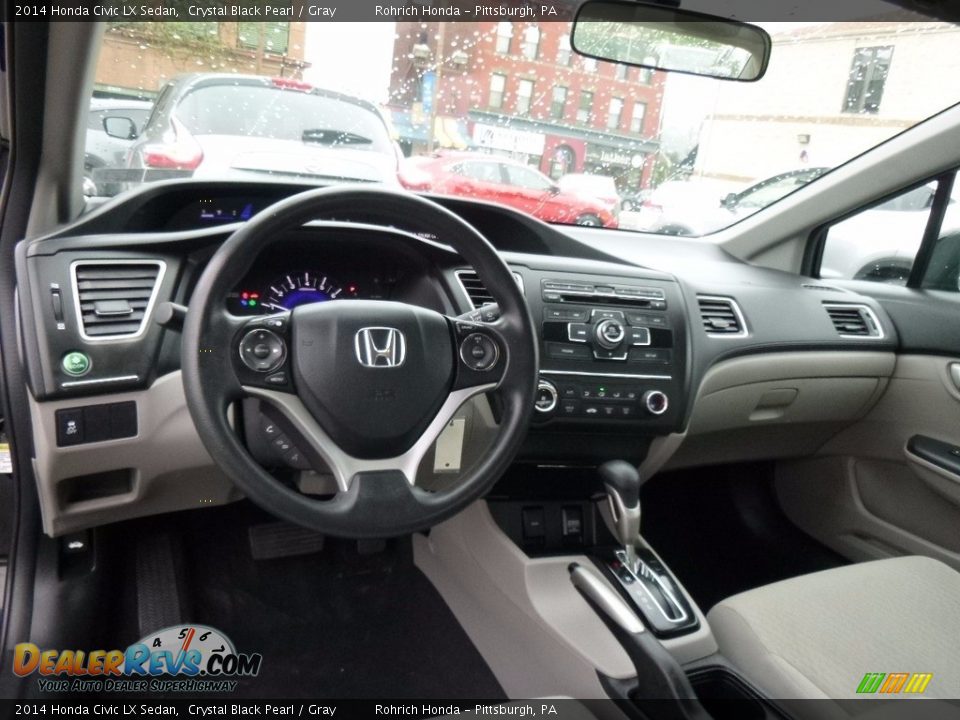Dashboard of 2014 Honda Civic LX Sedan Photo #8