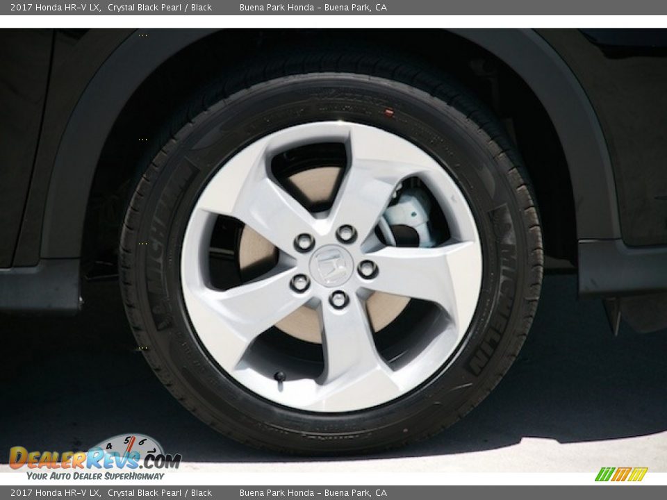 2017 Honda HR-V LX Crystal Black Pearl / Black Photo #6