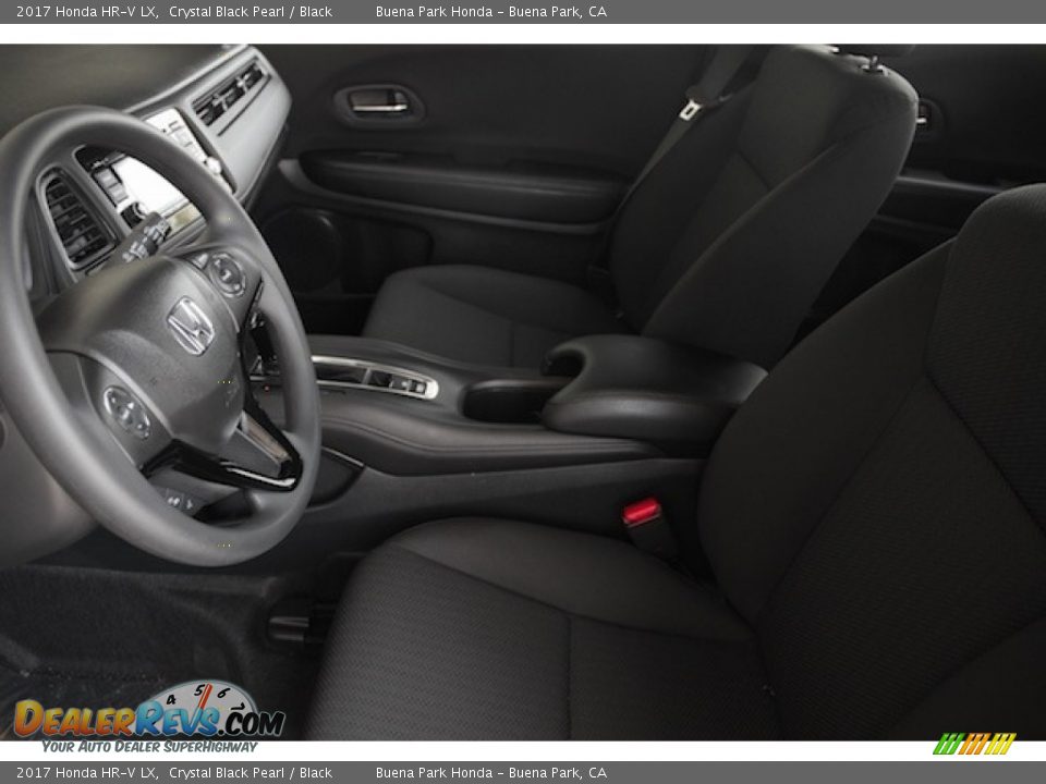 2017 Honda HR-V LX Crystal Black Pearl / Black Photo #9