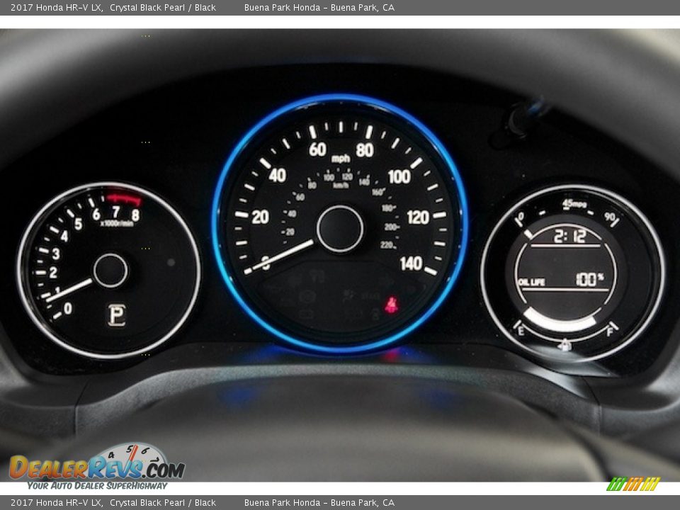 2017 Honda HR-V LX Crystal Black Pearl / Black Photo #17