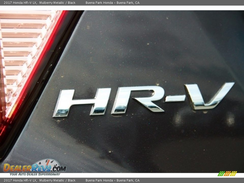 2017 Honda HR-V LX Mulberry Metallic / Black Photo #4