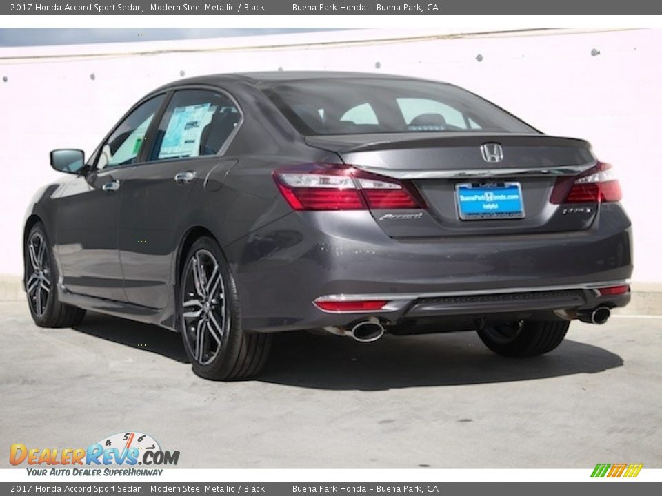 2017 Honda Accord Sport Sedan Modern Steel Metallic / Black Photo #2