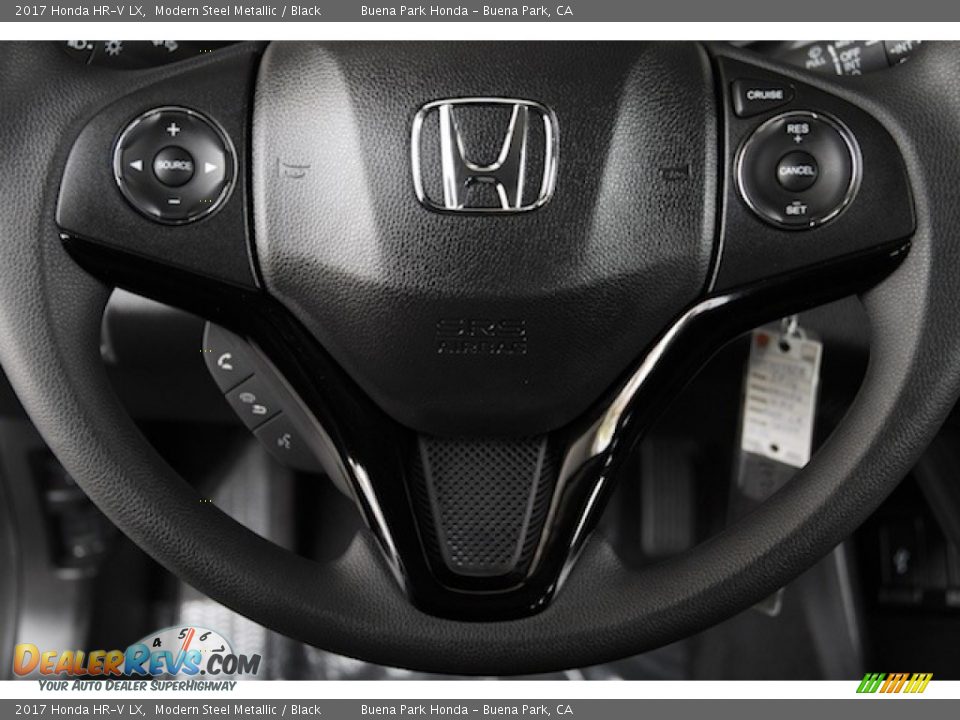 2017 Honda HR-V LX Modern Steel Metallic / Black Photo #10