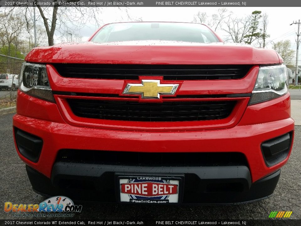 2017 Chevrolet Colorado WT Extended Cab Red Hot / Jet Black/­Dark Ash Photo #2
