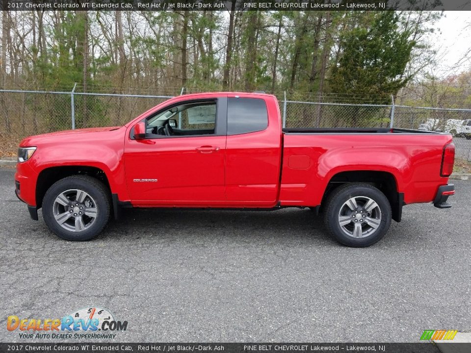 Red Hot 2017 Chevrolet Colorado WT Extended Cab Photo #3