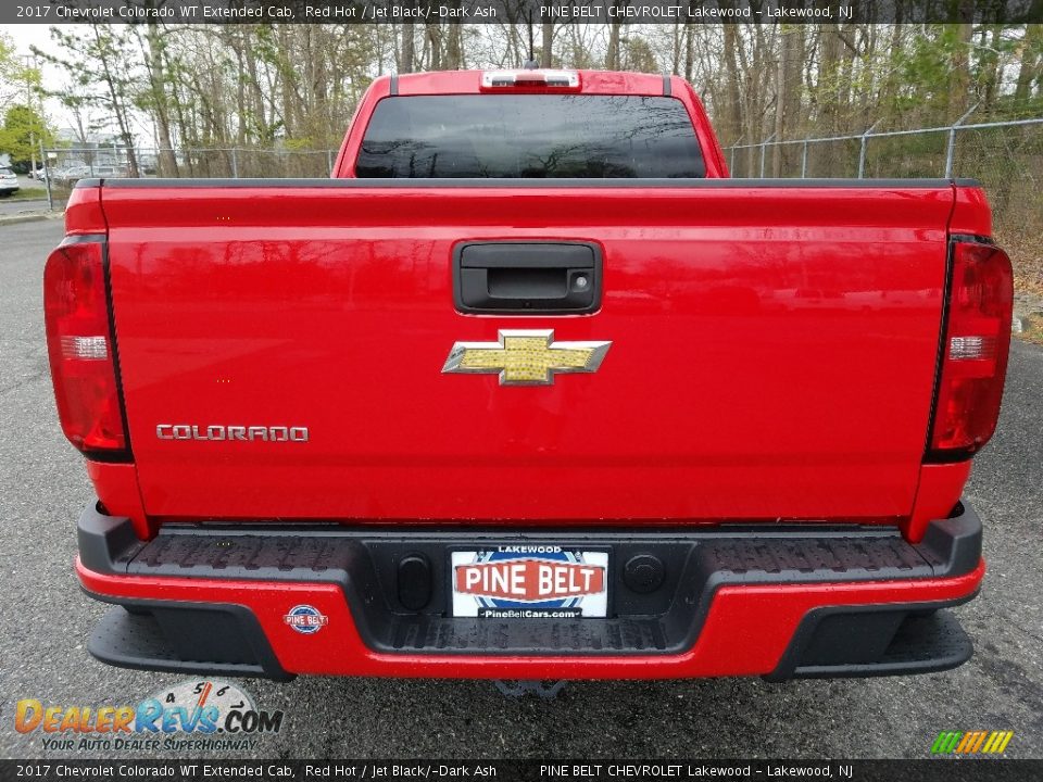 2017 Chevrolet Colorado WT Extended Cab Red Hot / Jet Black/­Dark Ash Photo #5