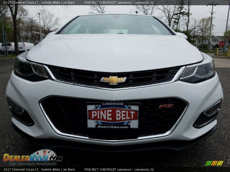 2017 Chevrolet Cruze LT Summit White / Jet Black Photo #2