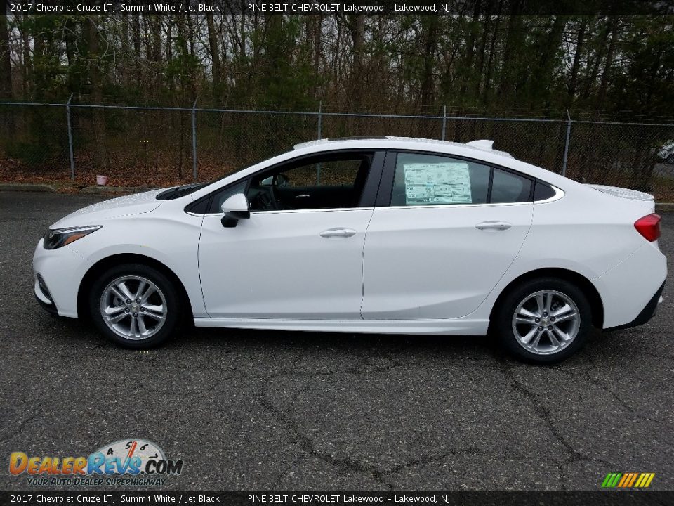 2017 Chevrolet Cruze LT Summit White / Jet Black Photo #3
