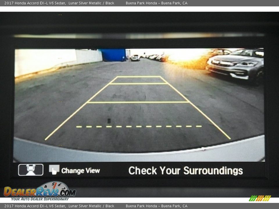 2017 Honda Accord EX-L V6 Sedan Lunar Silver Metallic / Black Photo #6