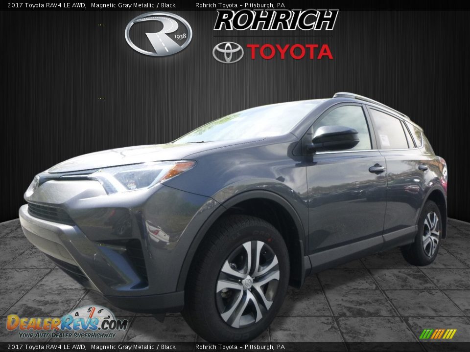 2017 Toyota RAV4 LE AWD Magnetic Gray Metallic / Black Photo #4