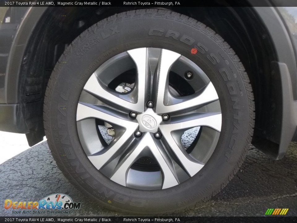 2017 Toyota RAV4 LE AWD Magnetic Gray Metallic / Black Photo #5