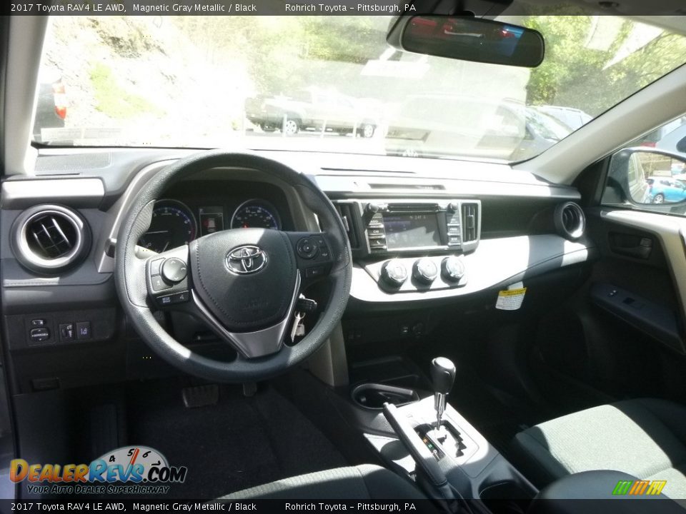2017 Toyota RAV4 LE AWD Magnetic Gray Metallic / Black Photo #8