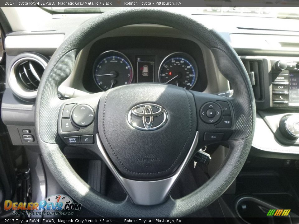 2017 Toyota RAV4 LE AWD Magnetic Gray Metallic / Black Photo #15