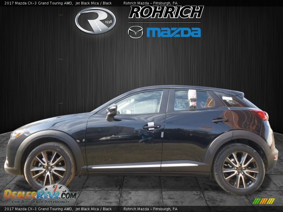 2017 Mazda CX-3 Grand Touring AWD Jet Black Mica / Black Photo #3