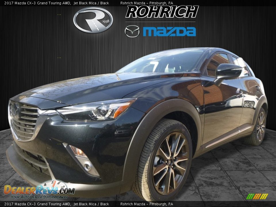 2017 Mazda CX-3 Grand Touring AWD Jet Black Mica / Black Photo #4
