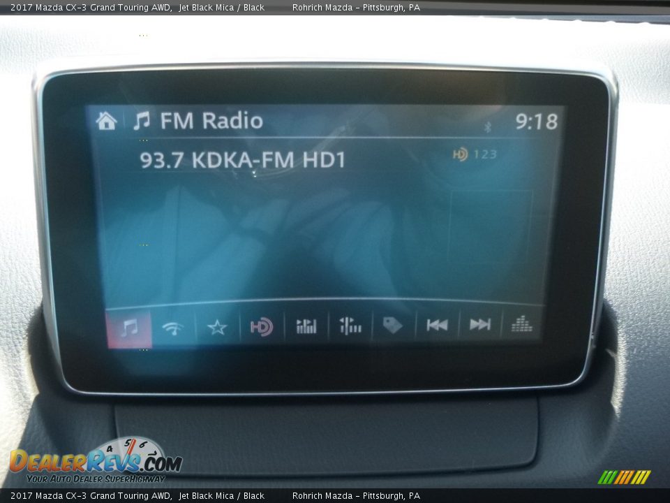 2017 Mazda CX-3 Grand Touring AWD Jet Black Mica / Black Photo #12