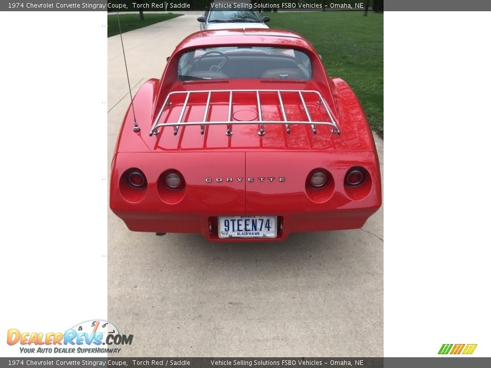 1974 Chevrolet Corvette Stingray Coupe Torch Red / Saddle Photo #3