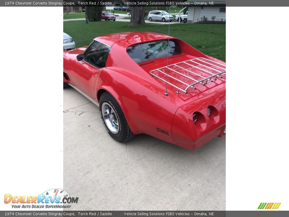 1974 Chevrolet Corvette Stingray Coupe Torch Red / Saddle Photo #10