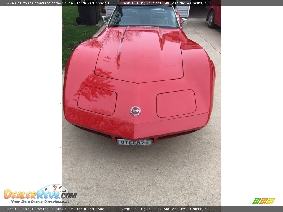 1974 Chevrolet Corvette Stingray Coupe Torch Red / Saddle Photo #12