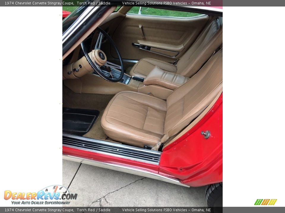 Front Seat of 1974 Chevrolet Corvette Stingray Coupe Photo #15
