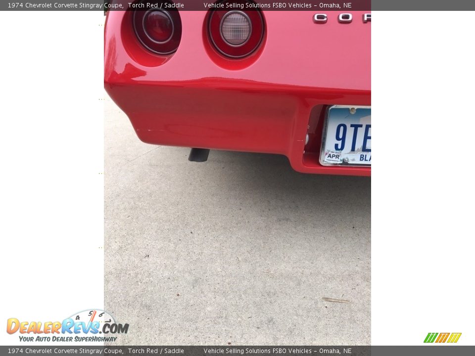 1974 Chevrolet Corvette Stingray Coupe Torch Red / Saddle Photo #18