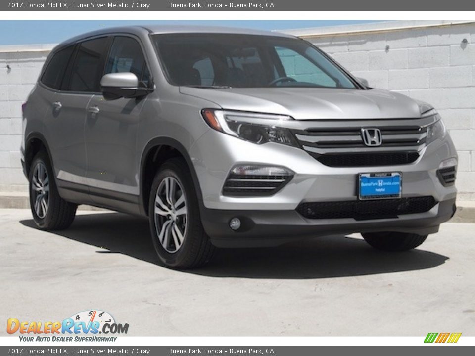 2017 Honda Pilot EX Lunar Silver Metallic / Gray Photo #1