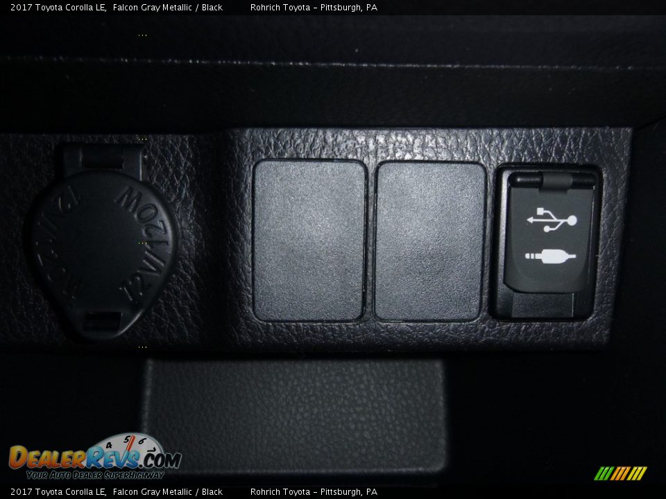 2017 Toyota Corolla LE Falcon Gray Metallic / Black Photo #13