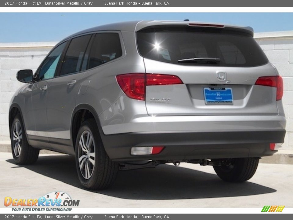 2017 Honda Pilot EX Lunar Silver Metallic / Gray Photo #2