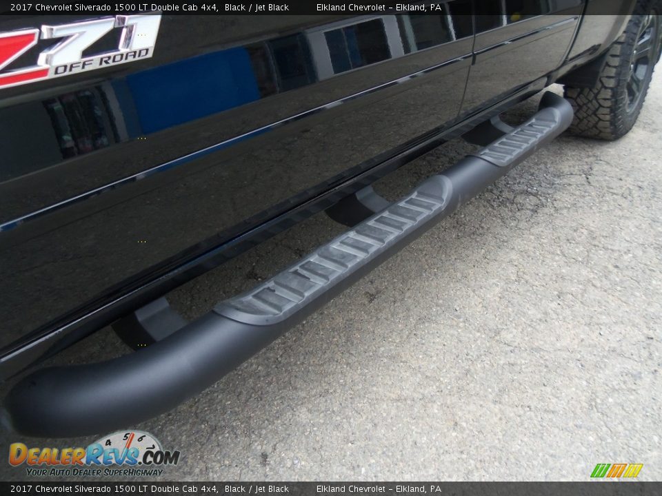 2017 Chevrolet Silverado 1500 LT Double Cab 4x4 Black / Jet Black Photo #7