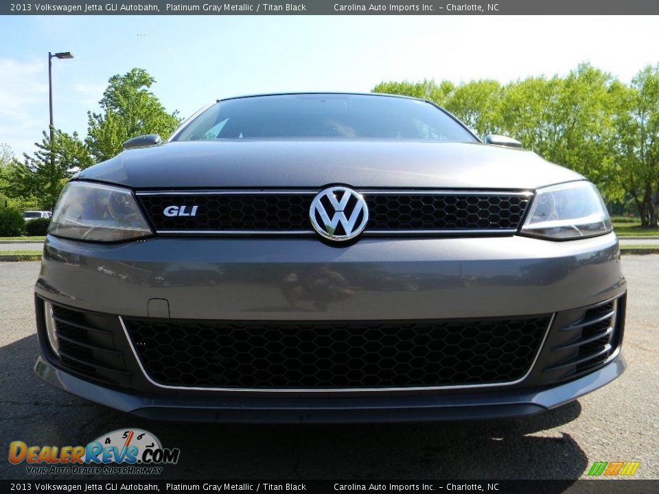 2013 Volkswagen Jetta GLI Autobahn Platinum Gray Metallic / Titan Black Photo #4